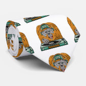 Orangutan Platenspeler Stropdas (Opgerold)