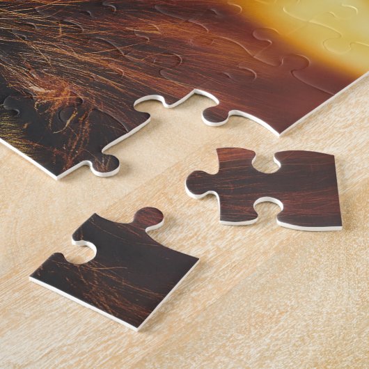 Orangutan Portrait, Jigzaag Puzzle Legpuzzel (Zijkant)