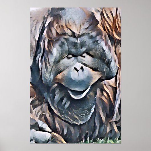 ORANGUTAN POSTER (Voorkant)