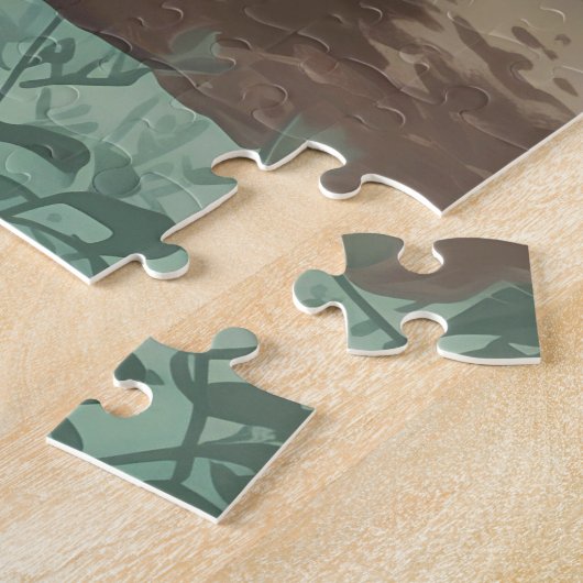 Orangutan, Sage of Trees - Japanese Art Legpuzzel (Zijkant)