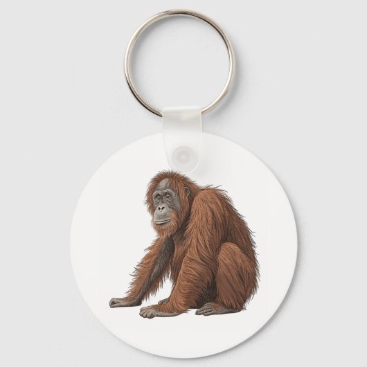 Orangutan Sleutelhanger (Voorkant)