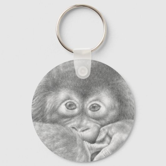 Orangutan Sleutelhanger (Voorkant)