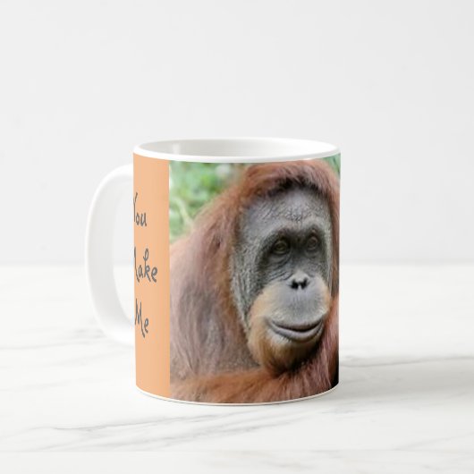 Orangutan Smile Koffiemok (Voorkant links)