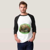 Orangutan Snoozing Mannen Baseball Shirt (Voorkant volledig)