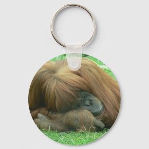 Orangutan Snoozing Sleutelhanger