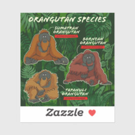 "Orangutan Species" Sticker