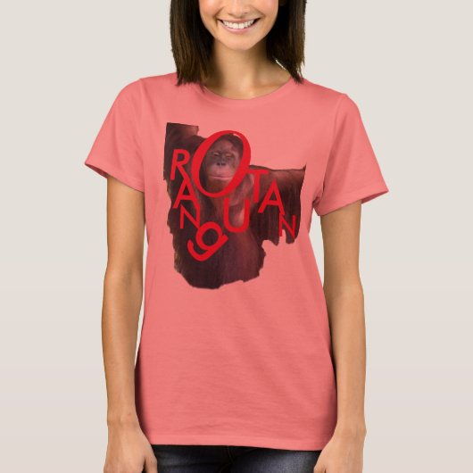 Orangutan Spelling T-shirt (Voorkant)