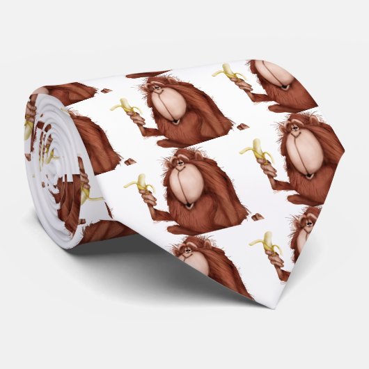 ORANGUTAN STROPDAS (Opgerold)