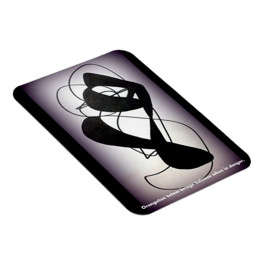 Orangutan Totem Magnet Magneet (Rechterzijde)