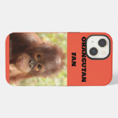 Orangutan Trudeau iPhone Hoesje (Achterkant horizontaal)