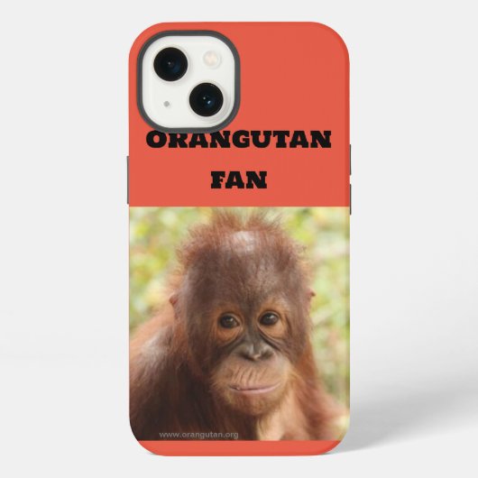 Orangutan Trudeau iPhone Hoesje (Achterkant)