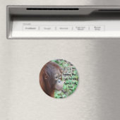 Orangutan Wildlife Charity Magneet (Insitu (Vaatwasser))