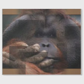 Orangutan wrapping Paper Cadeaupapier (Vlak)