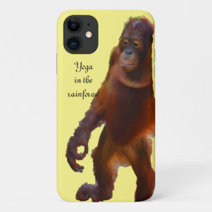 Orangutan Yoga in het regenwoud Case-Mate iPhone Case