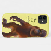 Orangutan Yoga in het regenwoud Case-Mate iPhone Case (Achterkant (horizontaal))