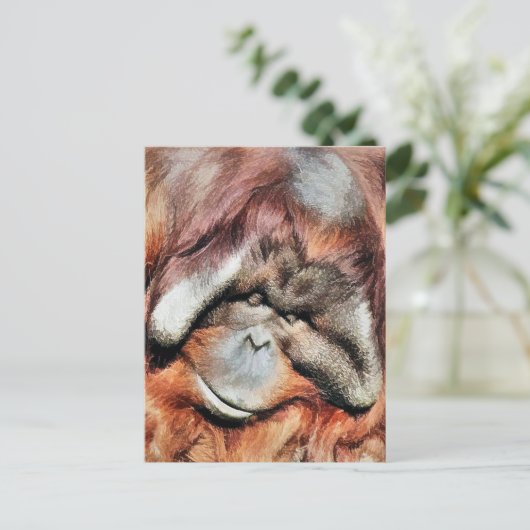 ORANGUTANS BRIEFKAART (Staand voorkant)