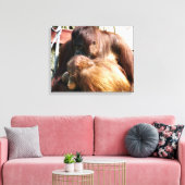 ORANGUTANS CANVAS AFDRUK (Insitu (Woonkamer))