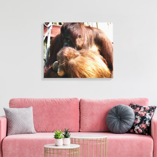 ORANGUTANS CANVAS AFDRUK (Insitu (Woonkamer))