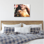 ORANGUTANS CANVAS AFDRUK (Insitu (Slaapkamer))