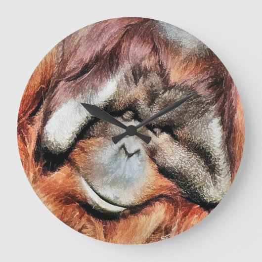 ORANGUTANS GROTE KLOK (Voorkant)