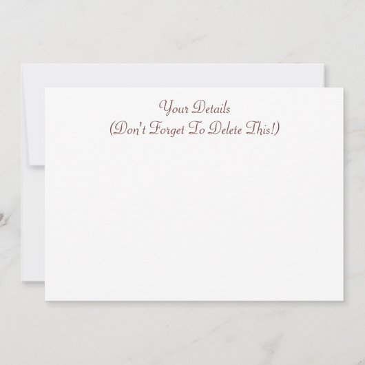 ORANGUTANS KAART (Achterkant)