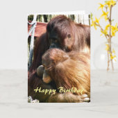 ORANGUTANS KAART (Gele Bloem)