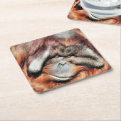 ORANGUTANS KARTONNEN ONDERZETTERS (Schuin)