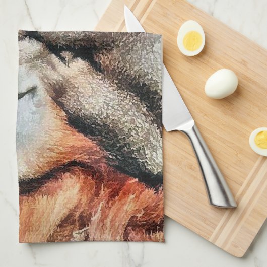 ORANGUTANS THEEDOEK (Quarter Fold)