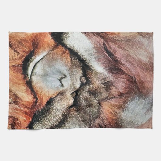 ORANGUTANS THEEDOEK (Horizontaal)