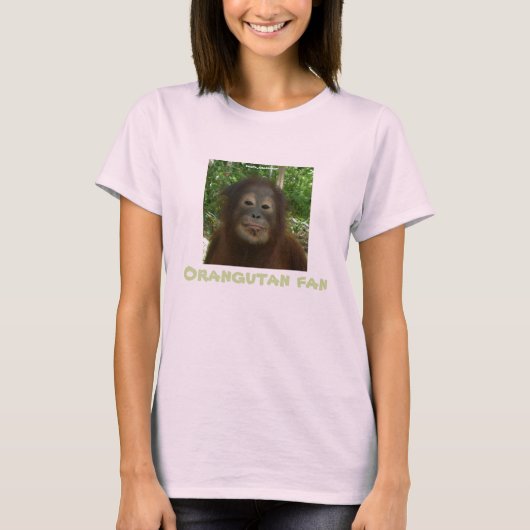 Orangutans Wildlife Fan T-shirt (Voorkant)