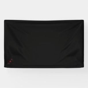 Orangy Red, Cyaan en Magenta dot Vinyl Banner
