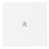 Orangy Red decorative Design Kubus (Voorkant)