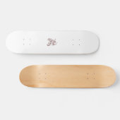 Orangy Red decorative Design Persoonlijk Skateboard (Horizontaal)