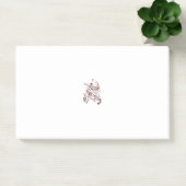 Orangy Red decorative Design Post-it® Notes (Kantoor)