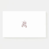 Orangy Red decorative Design Post-it® Notes (Voorkant)