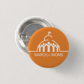 Oranje 2,25-inch Button (Voorkant /achterkant)