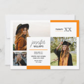 Oranje 3 Aankondiging Afstuderen foto's (Voorkant)