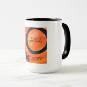 Oranje 40 decennium van de geboorte mok (Voorkant rechts)