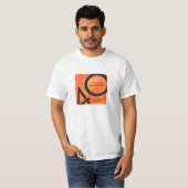 Oranje 40 decennium van de geboorte t-shirt (Voorkant volledig)