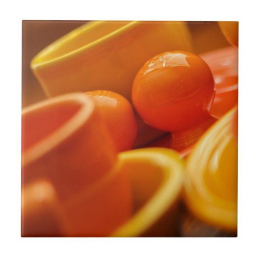 Oranje 4x4 Fiesta Tile-software Tegeltje (Voorkant)