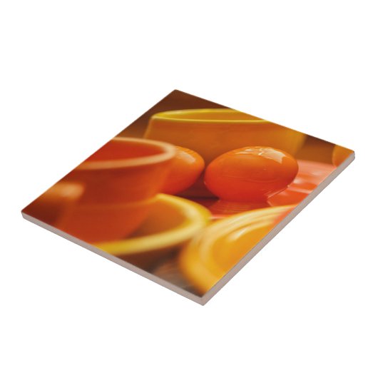 Oranje 4x4 Fiesta Tile-software Tegeltje (Zijkant)