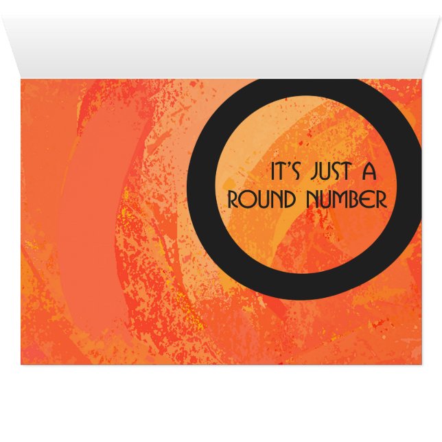 Oranje 50 decennium van de geboorte (Binenzijde Horizontaal (Onderkant))