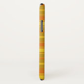 Oranje 70'er jaren styling vierkanten Case-Mate iPhone case (Achterkant / rechts)