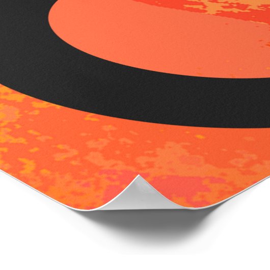 Oranje 80 decennium van de geboorte poster (Hoek)