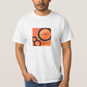 Oranje 80 decennium van de geboorte t-shirt