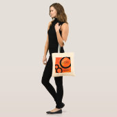 Oranje 80 decennium van de geboorte tote bag (Voorkant (model))