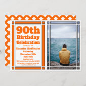 Oranje 90e Foto van de Dag Uitnodiging (Voorkant / Achterkant)