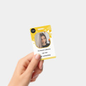 oranje Aangepaste Werknemer, Gepersonaliseerde eig Badge (Handheld)