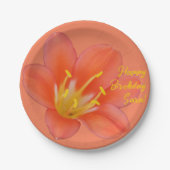 Oranje aanloopfoto | Papieren Bordje (Voorkant)