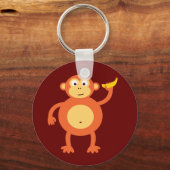 Oranje aap sleutelhanger (Voorkant)